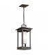 South Hope 1 Light Small Outdoor Ceiling Chain Lantern Bronze IP44 E14-1