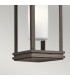 South Hope 1 Light Small Outdoor Ceiling Chain Lantern Bronze IP44 E14-4
