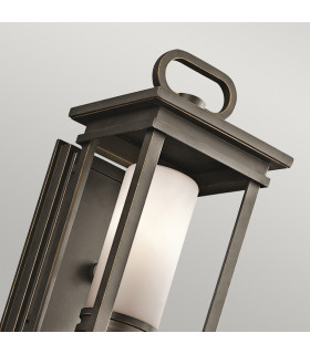 South Hope 1 Light Small Outdoor Wall Lantern Bronze IP44 E14-2