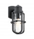 Suri Outdoor 1 Light Wall Lantern Textured Black IP44 E27-1
