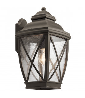 Tangier 1 Light Large Outdoor Wall Lantern Olde Bronze IP44-1