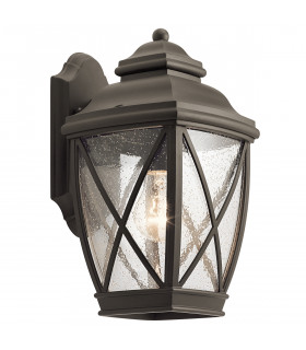 Tangier 1 Light Outdoor Medium Wall Lantern Olde Bronze IP44-1