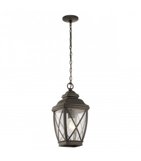 Tangier 1 Light Outdoor Medium Chain Lantern Olde Bronze-1