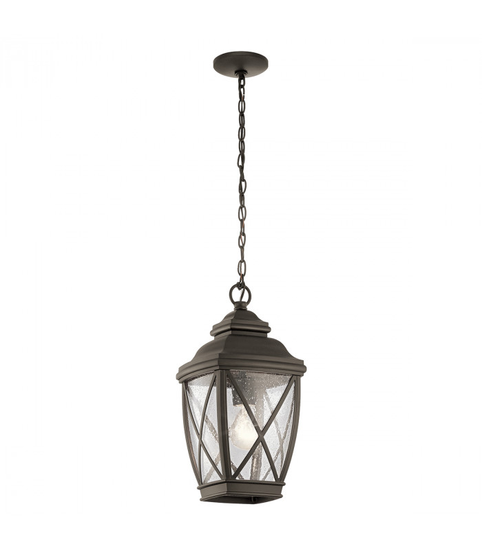 Tangier 1 Light Outdoor Medium Chain Lantern Olde Bronze-1