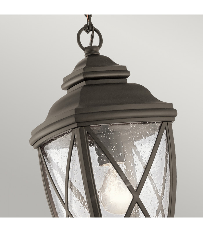 Tangier 1 Light Outdoor Medium Chain Lantern Olde Bronze-2