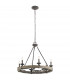 Taulbee 6 Light Chandelier Zinc Finish E14-1