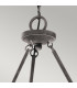 Taulbee 6 Light Chandelier Zinc Finish E14-2