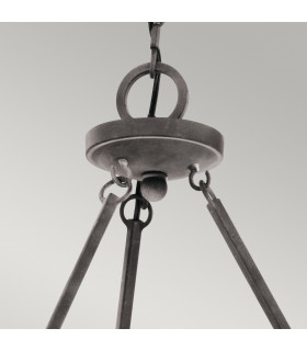 Taulbee 6 Light Chandelier Zinc Finish E14-2