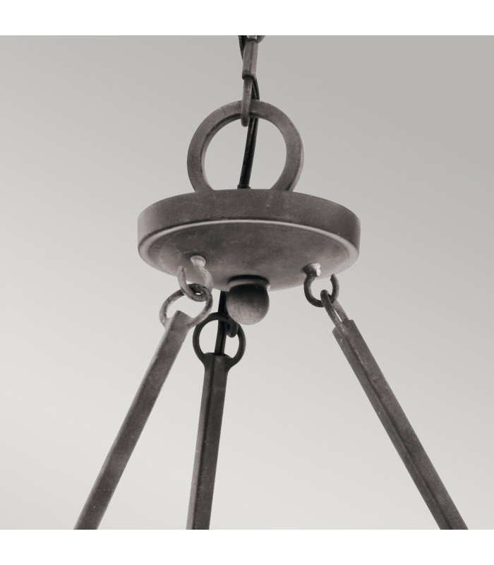 Taulbee 6 Light Chandelier Zinc Finish E14-2