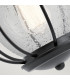 Vandalia 1 Light Outdoor Wall Lantern Black IP44 E27-4