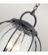 Vandalia 3 Light Medium Outdoor Ceiling Chain Lantern Black E14-3