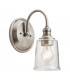 Waverly 1 Light Wall Light Classic Pewter E27-1