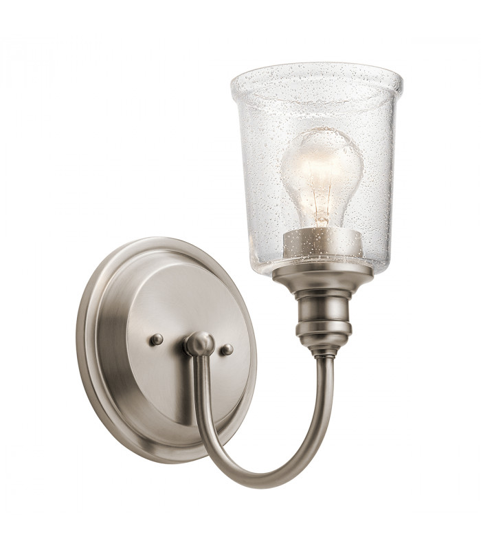 Waverly 1 Light Wall Light Classic Pewter E27-2
