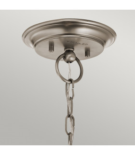 Waverly 3 Light Chandelier Classic Pewter E27-2