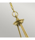Waverly 5 Light Chandelier Natural Brass E27-3
