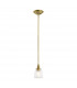 Waverly 1 Light Mini Pendant Natural Brass E27-2