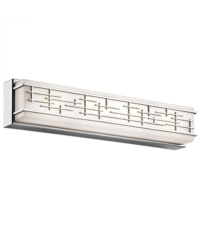 Zolon LED Bathroom Large Wall Light Chrome IP44-1