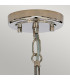 Kula 5 Light Chandelier Polished Nickel E14-2