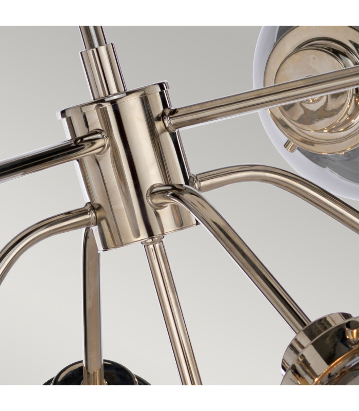 Kula 9 Light Chandelier Polished Nickel E14-4