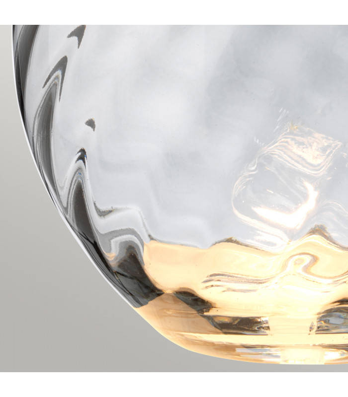 Lena 2 Light Large Smoke Table Lamp Smoke-tinted Glass  Slate Shade E27-3