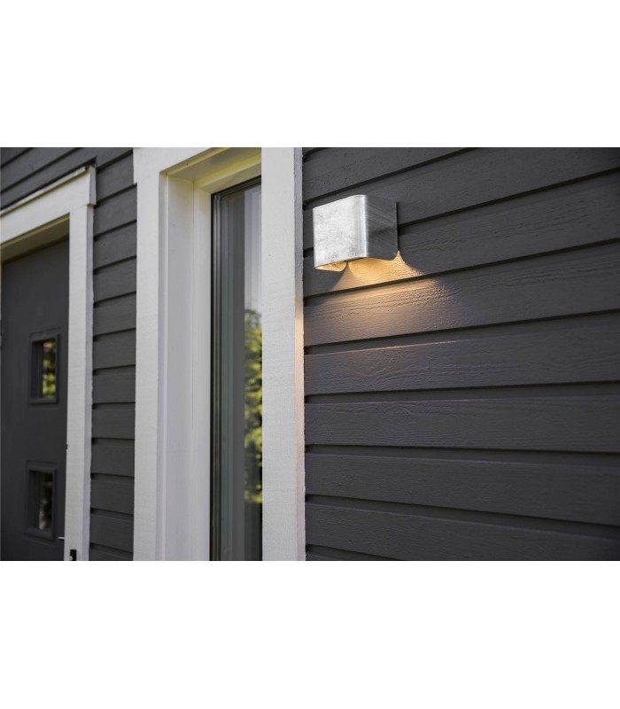 LED 1 Light Outdoor Wall Light Galvanized IP54 - 2