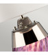 Lena 2 Light Small Plum Table Lamp with Off-white Shade Plum-tinted Glass  Off-White Shade E27-2