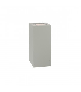 Lillehammer Integrated LED Outdoor 2 Light Up Down Wall Light Aluminium  IP54-1