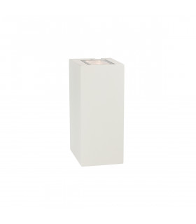 Lillehammer Integrated LED Outdoor 2 Light Up Down Wall Light White  IP54-1