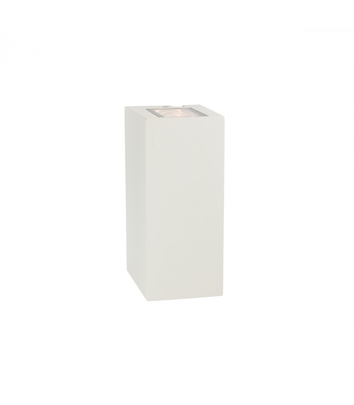 Lillehammer Integrated LED Outdoor 2 Light Up Down Wall Light White  IP54-1