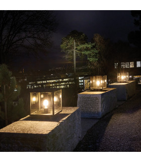 Lofoten Outdoor Pedestal Black IP44 E27-2