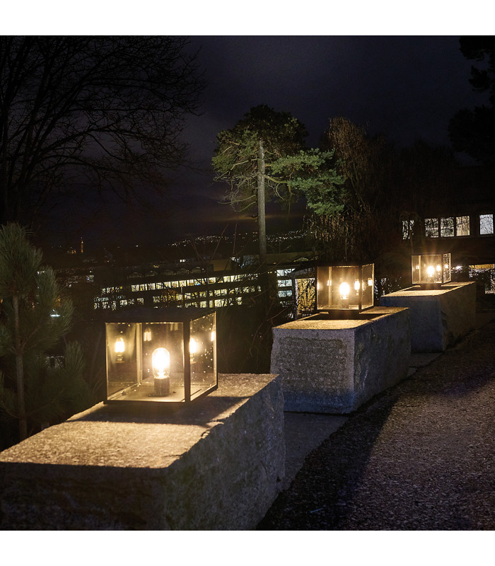 Lofoten Outdoor Pedestal Black IP44 E27-2