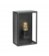 Lofoten Outdoor Half Wall Light Black IP44 E27-1