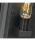 Lofoten Outdoor Half Wall Light Black IP44 E27-4