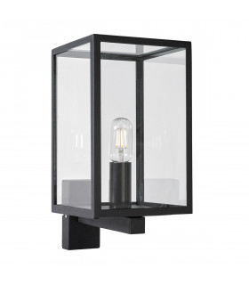Lofoten Outdoor Wall Light with Arm Black IP44 E27-1