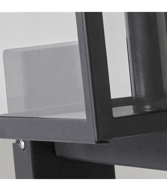 Lofoten Outdoor Wall Light with Arm Black IP44 E27-5