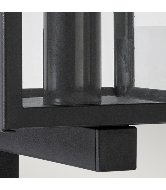 Lofoten Outdoor Wall Light with Arm Black IP44 E27-6