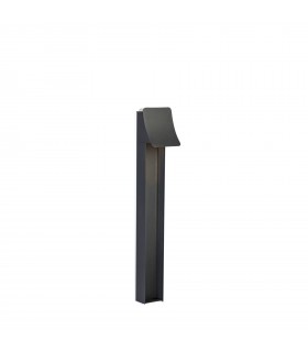 LED 1 Light Outdoor Bollard Lamp Anthracite IP54 - 1