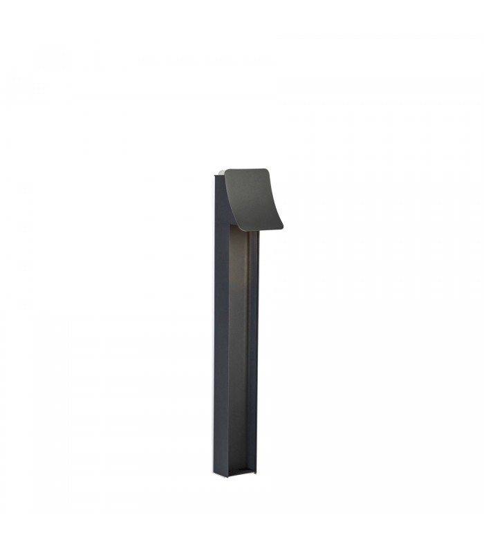 LED 1 Light Outdoor Bollard Lamp Anthracite IP54 - 1