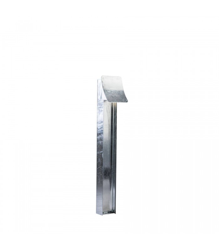 LED 1 Light Outdoor Bollard Lamp Galvanized IP54 - 1