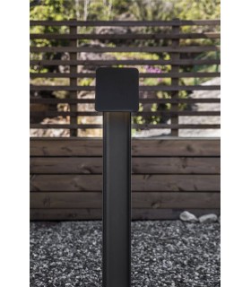 LED 1 Light Outdoor Bollard Lamp Galvanized IP54 - 2
