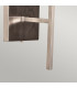 Lucerne 1 Light Wall Light Brushed Nickel with Grey Shade-4