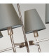 Lucerne 4 Light Pendant Chandelier with Grey Shade-2