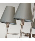 Lucerne 4 Light Pendant Chandelier with Grey Shade-3