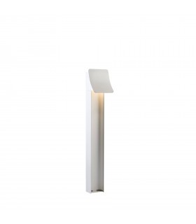 LED 1 Light Outdoor Bollard Lamp White Structure IP54 - 1