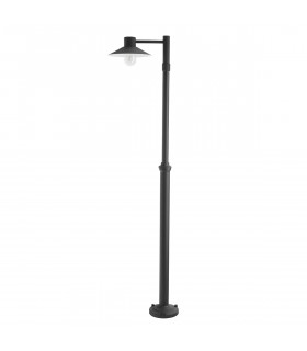 Lund Outdoor 1 Light Lamp Post Black  IP55 E27-1