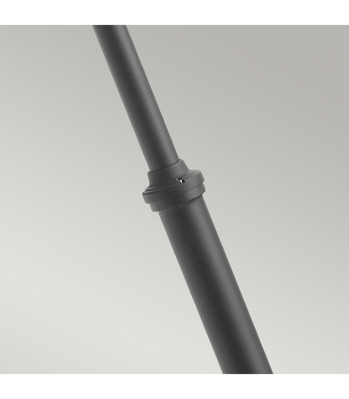 Lund Outdoor 1 Light Lamp Post Black  IP55 E27-4