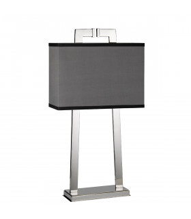 Magro 1 Light Table Lamp Polished Nickel E27-2