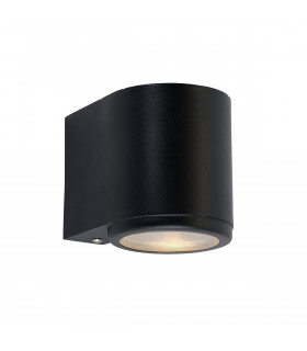 Mandal Outdoor 1 Light Down Wall Light Black  IP44 GU10-1