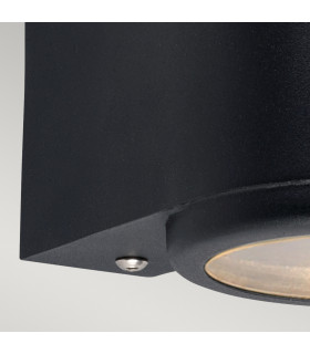Mandal Outdoor 1 Light Down Wall Light Black  IP44 GU10-2