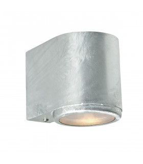 Mandal Outdoor 1 Light Down Wall Light Galvanized  IP44 GU10-1